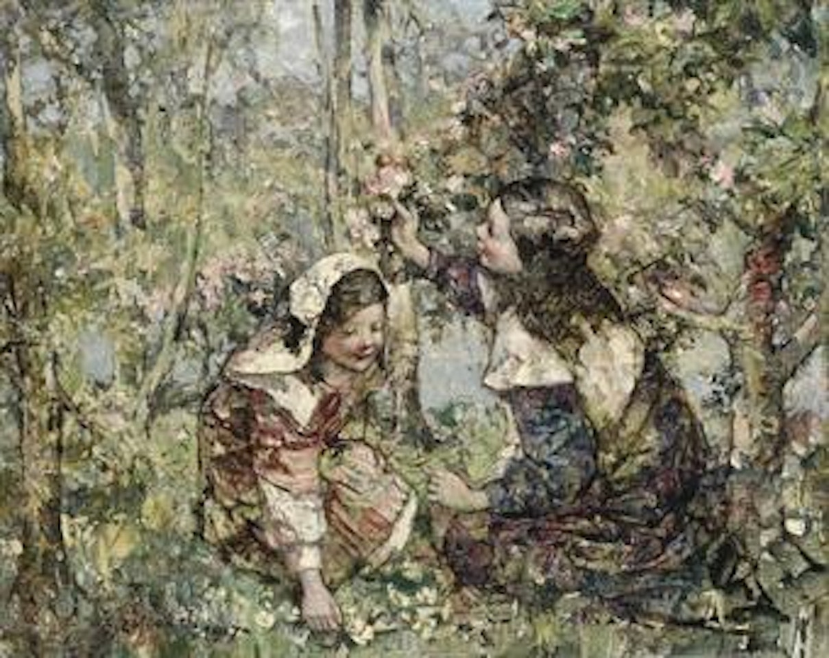 Picking Wildflowers by Edward Atkinson Hornel