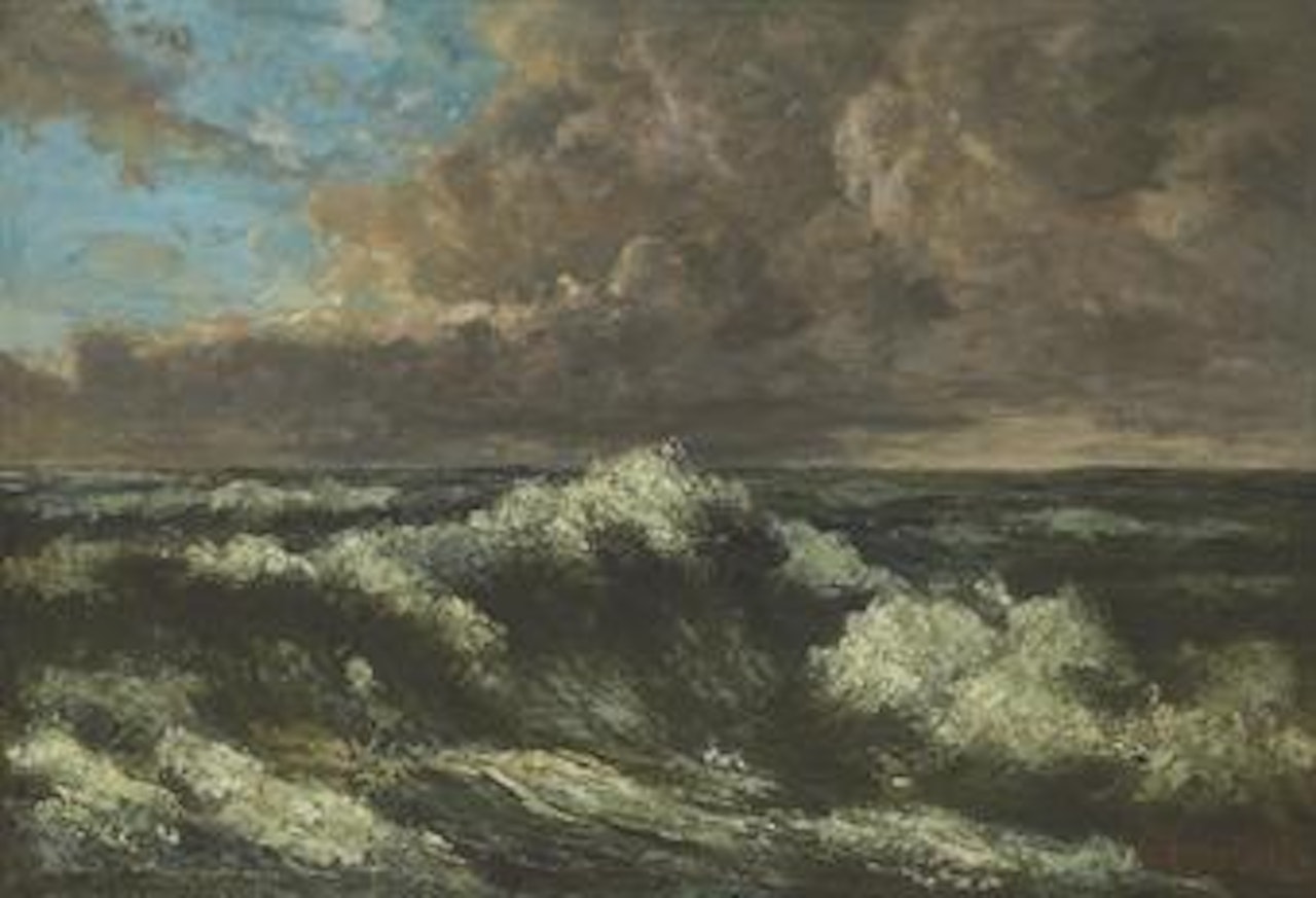 Paysage de mer by Gustave Courbet