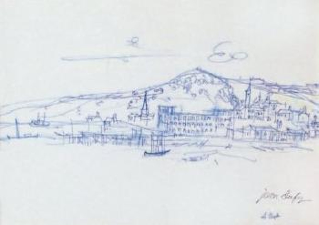 Paysage, Ecosse, La Clyde by Jean Dufy