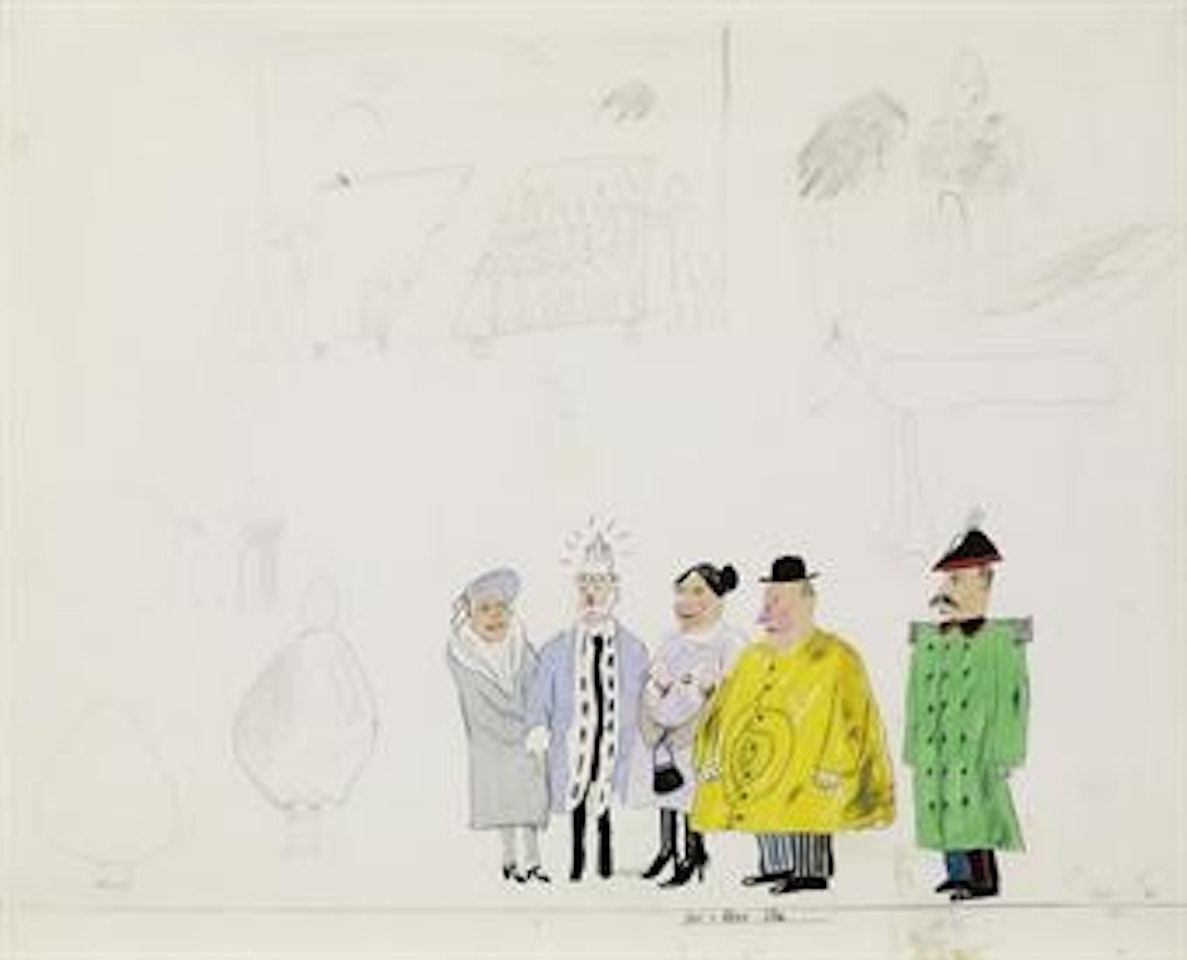 Père and Mère Ubu by David Hockney