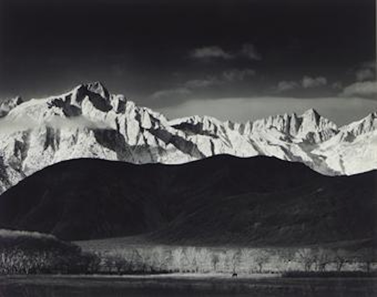 Sierra Nevada from Lone Pine, California by Ansel Adams