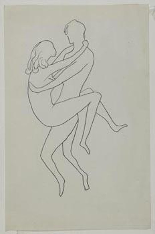 Bonsoir drawing by Man Ray