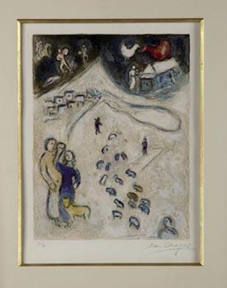 Daphnis and Chloe: Winter by Marc Chagall