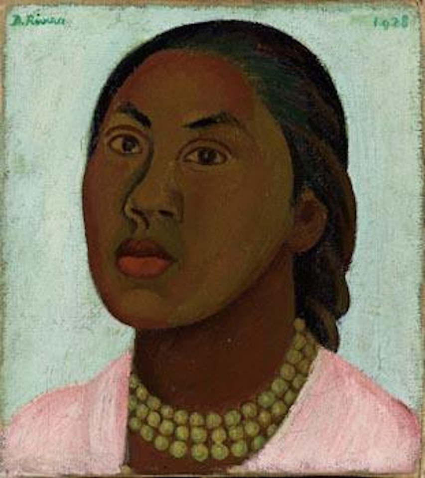 Retrato de una mujer by Diego Rivera