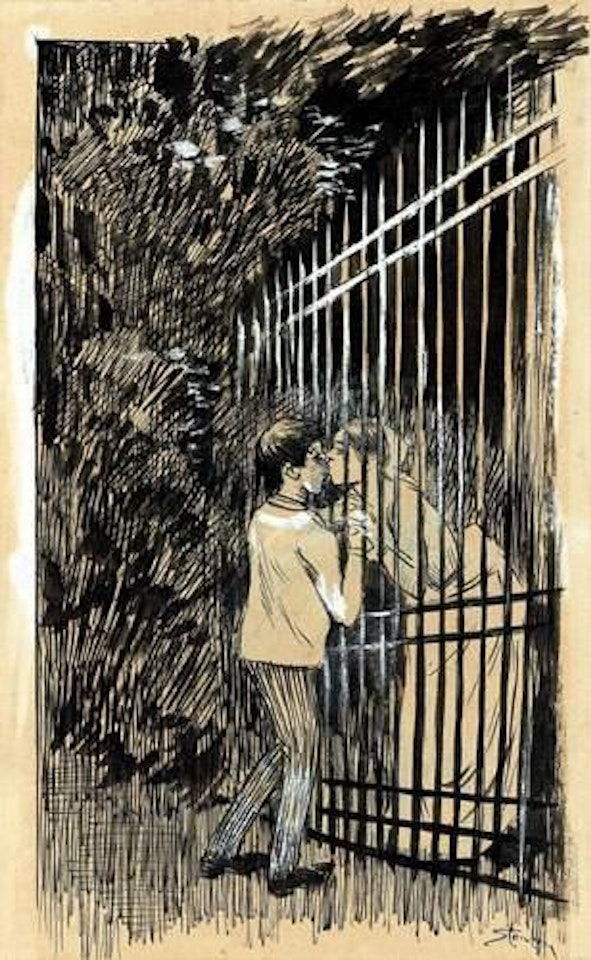 Les amoureux by Théophile Alexandre Steinlen