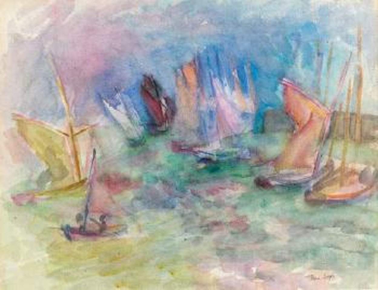 Voiliers by Jean Dufy