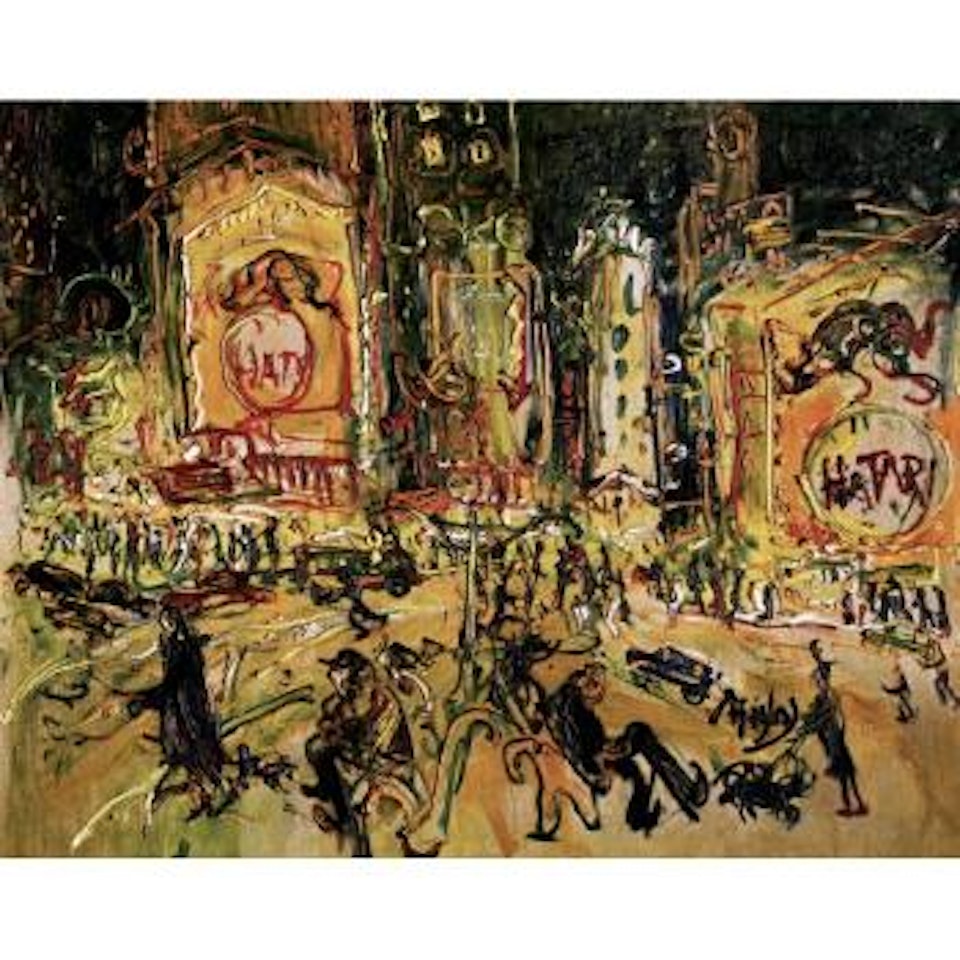 Times Square, New York by Affandi
