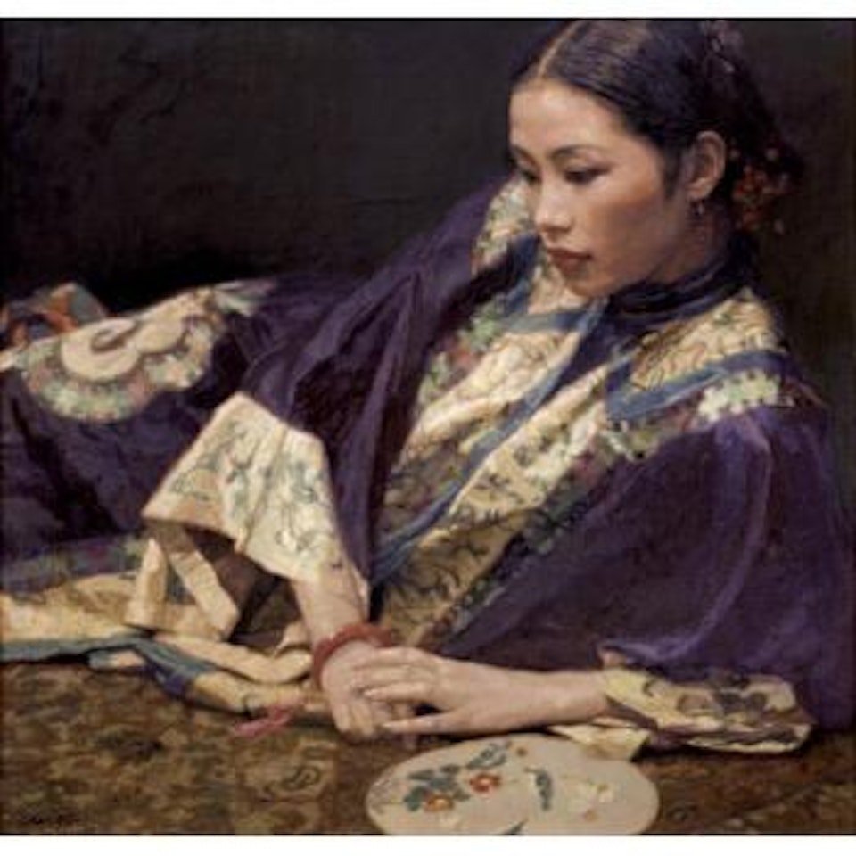 Pondering by Chen Yifei
