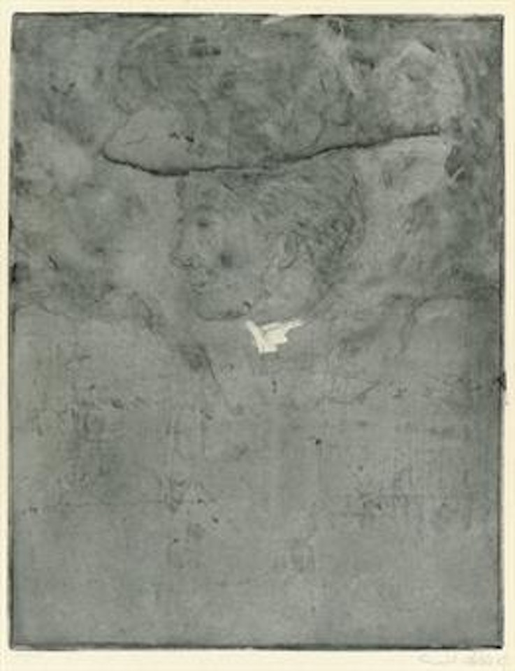 Profilkopf (Schiefler/Mosel R85) by Emil Nolde