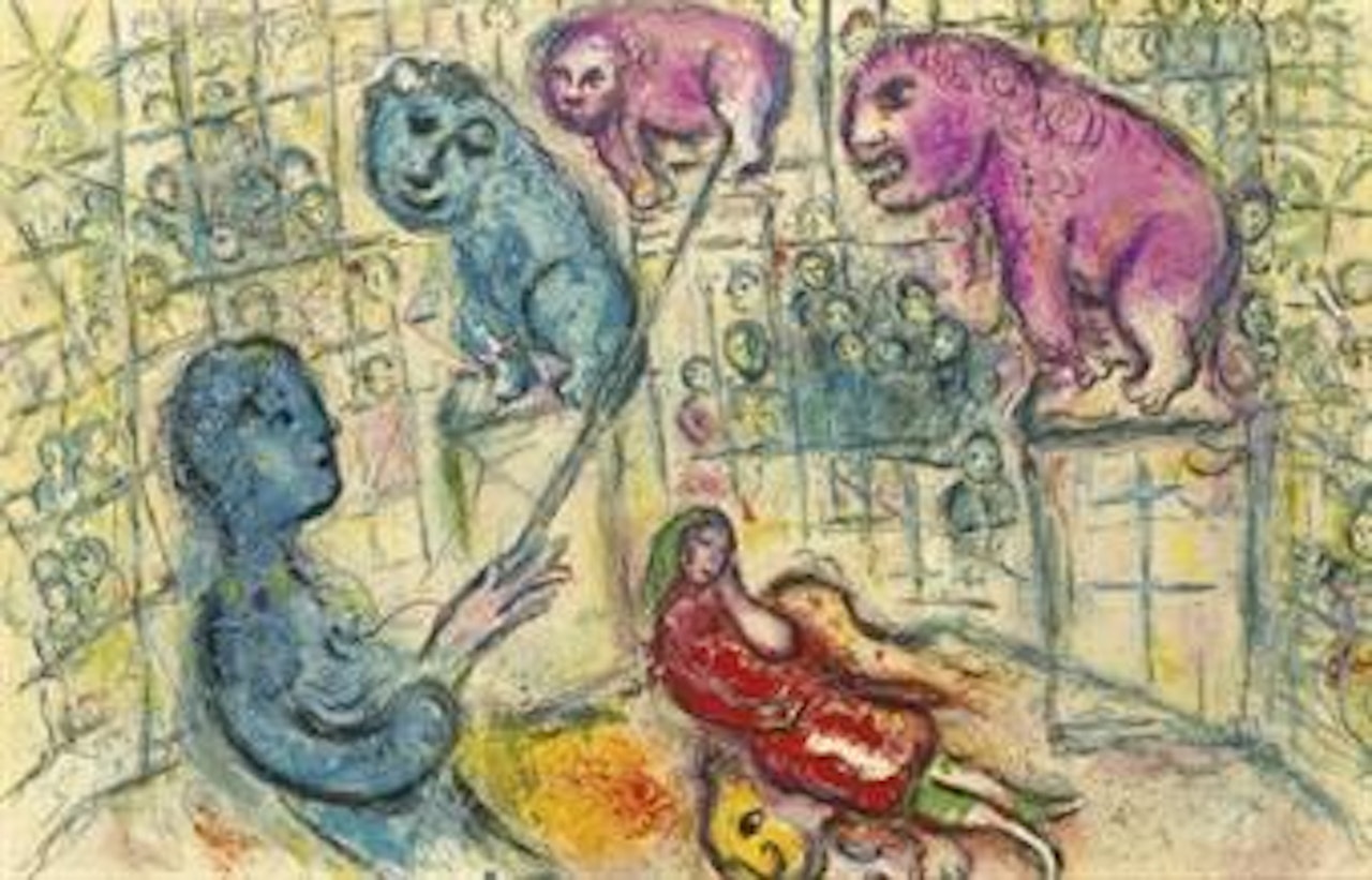 Plate 17, from Cirque (M. 506; see C. books 68) by Marc Chagall