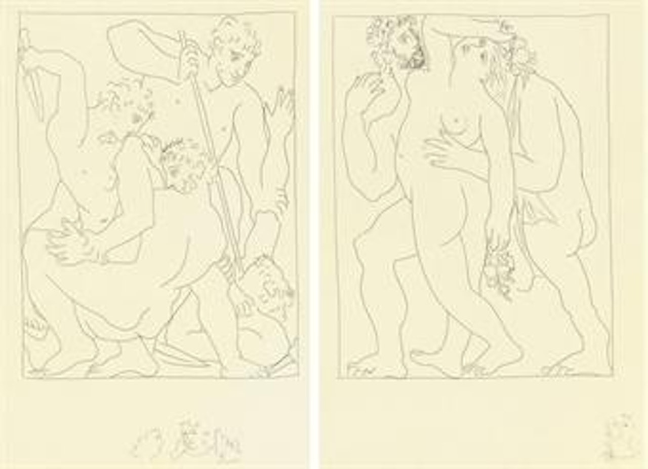 Ovide, Les Metamorphoses, Albert Skira, Lausanne, 1931 (B. 99-128; Ba. 143-172; C. books 19) by Pablo Picasso