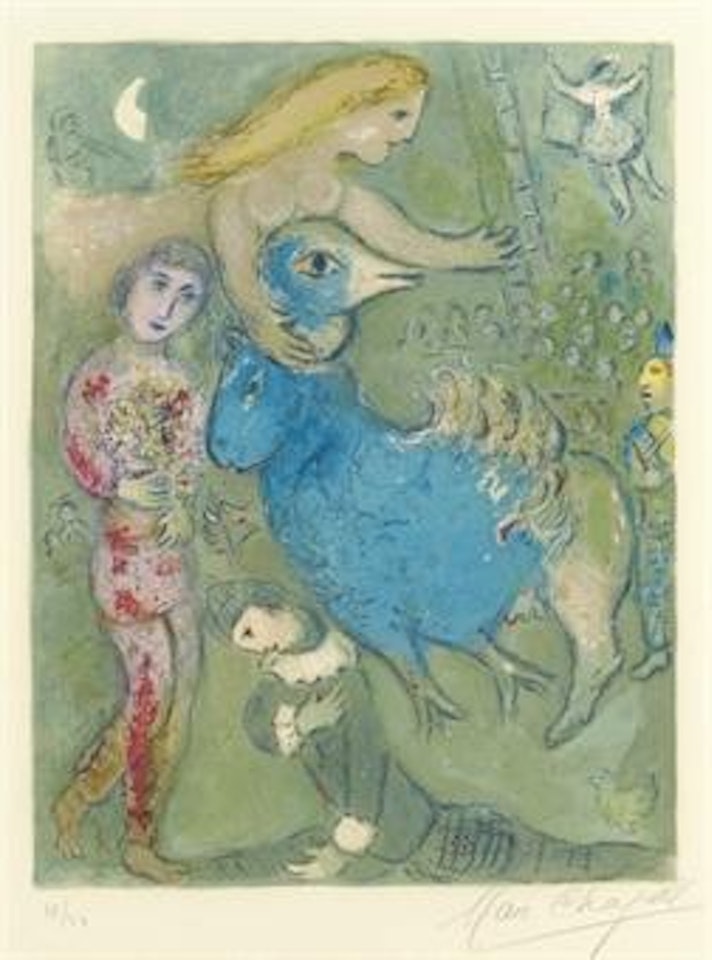 Frontispiece, from Cirque (M. 490; see C. books 68) by Marc Chagall