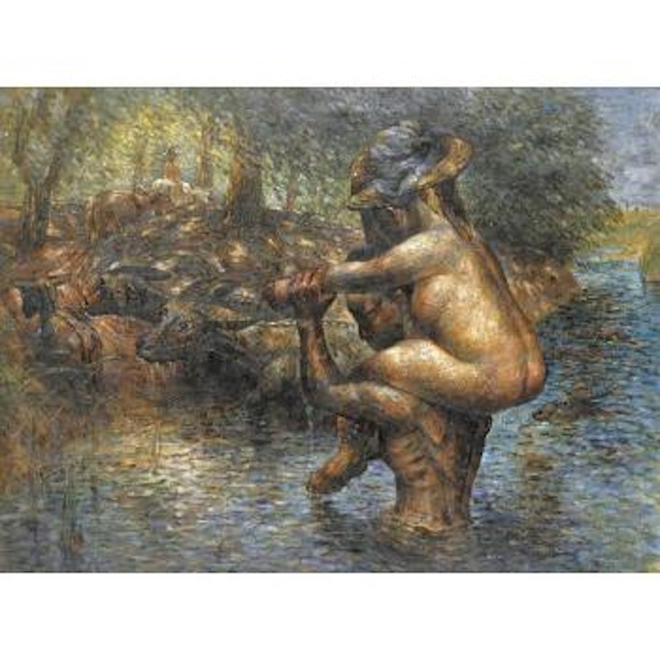 Crossing The River Series No.3 by Luo Zhongli