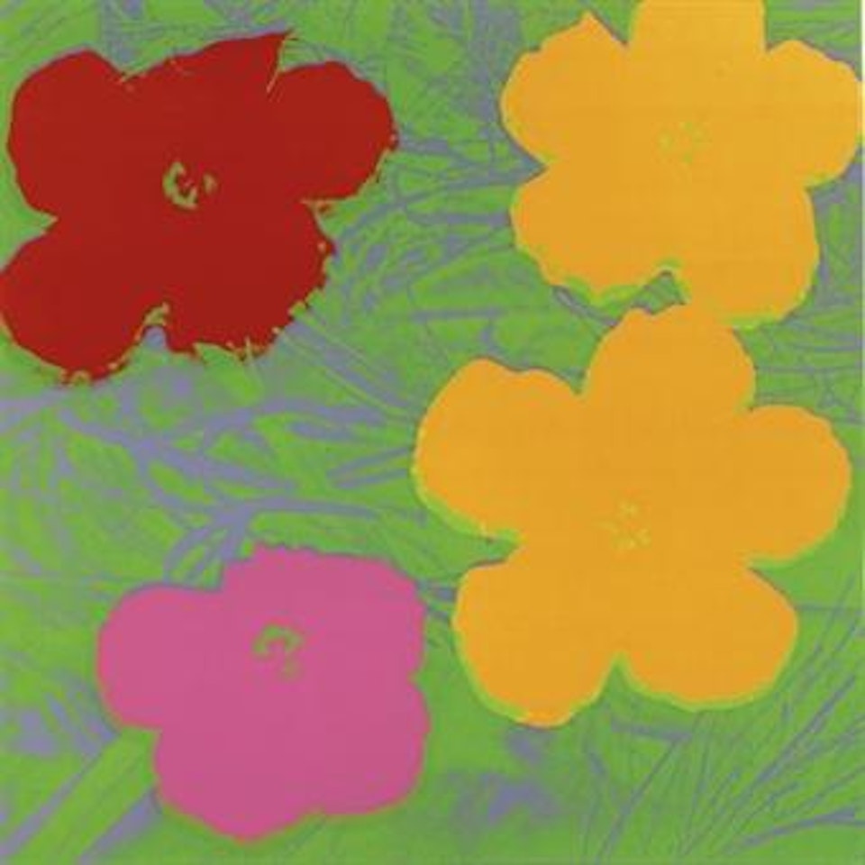 Flowers: one plate (F. & S. II.65) by Andy Warhol