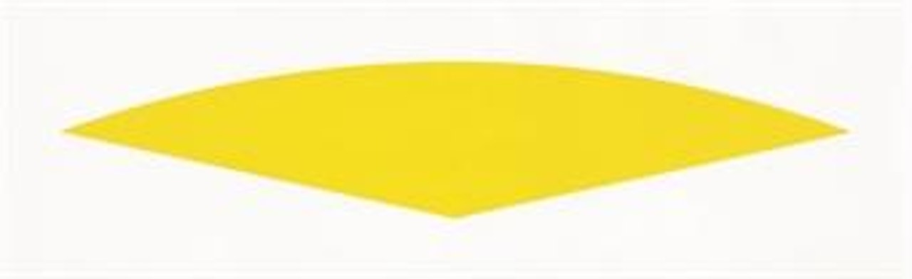 Yellow Curve (G. 1388) by Ellsworth Kelly
