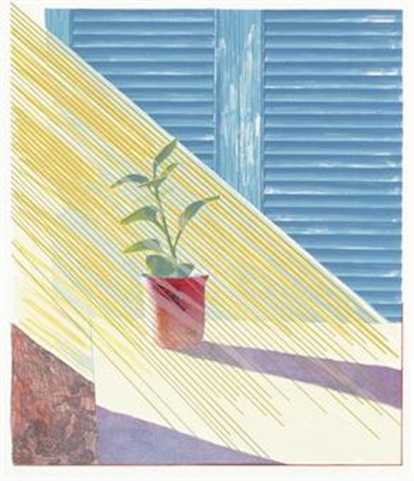 Sun, from Weather Series (S.A.C. 136; M.C.A.T. 127) by David Hockney