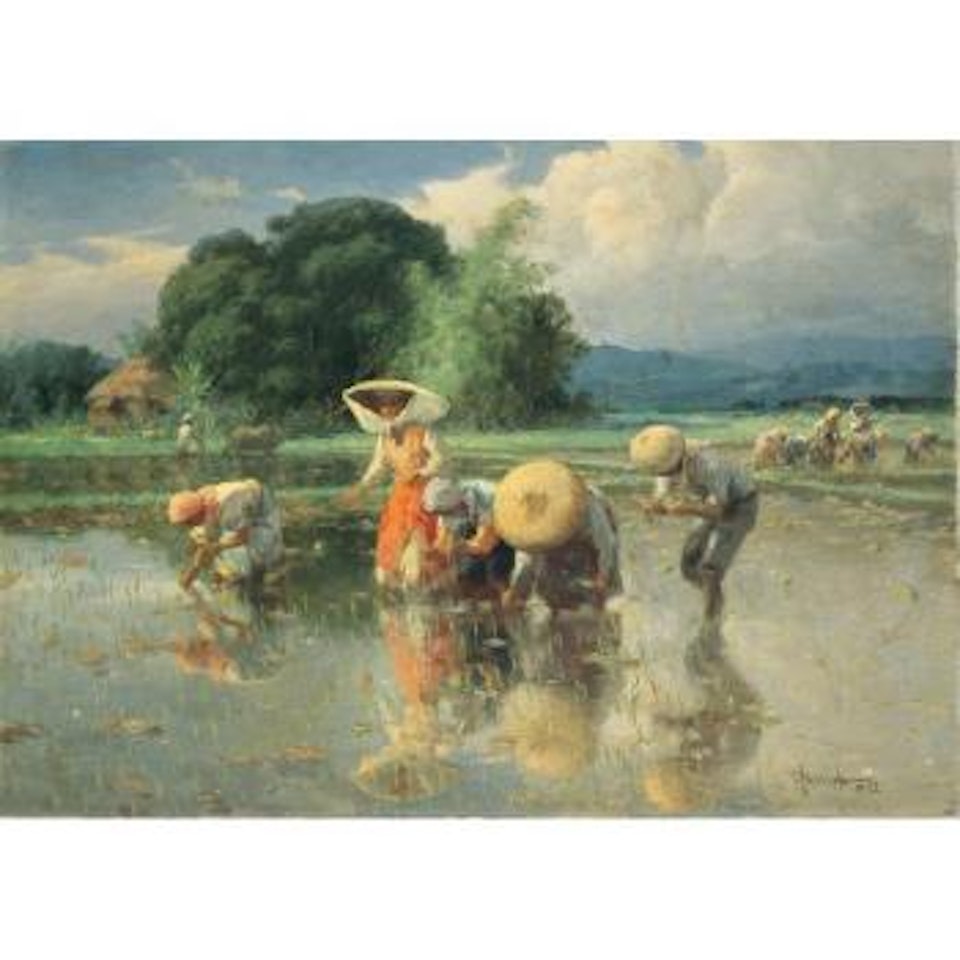 Planting Rice by Fernando Amorsolo