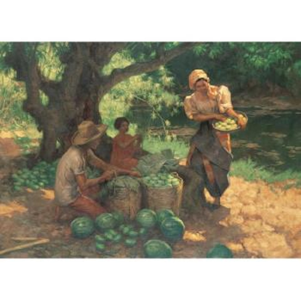 Harvesting by Fernando Amorsolo
