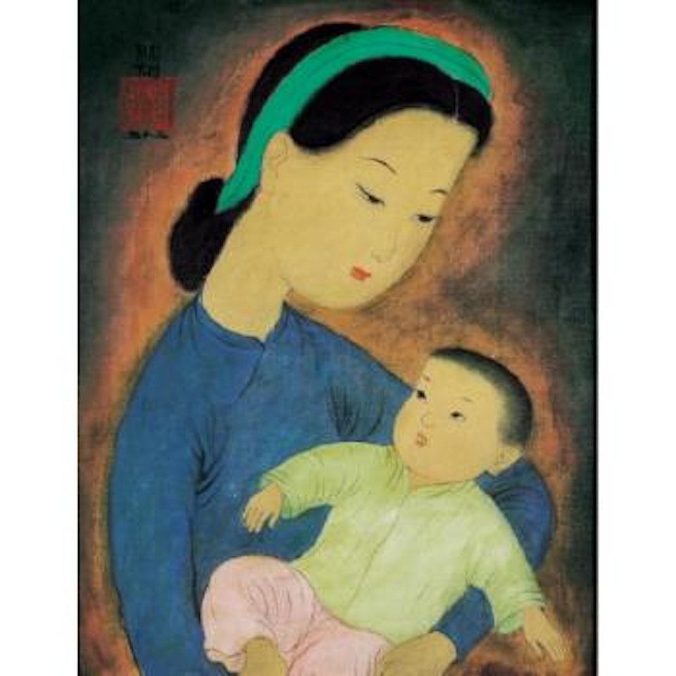 Mother And Child by Mai Trung Thu