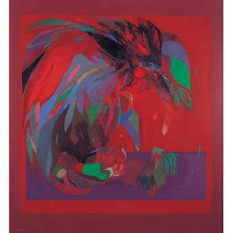 Fighting Cockerel by Ibrahim Hussein