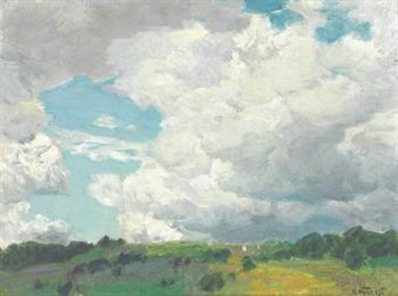 Clouds on a Breezy Spring Day by Edward Henry Potthast