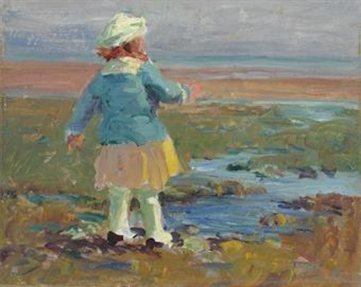 Gazing Out To Sea by Edward Henry Potthast