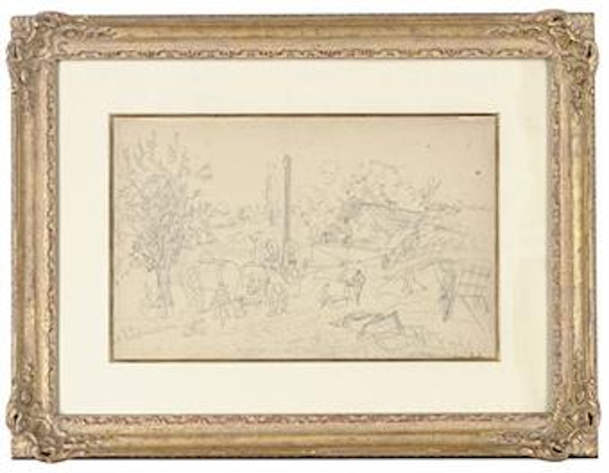 Working in the field by Jean Dufy