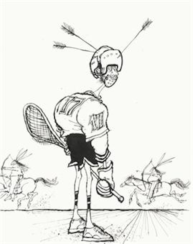 Lacrosse bows by Ronald Searle