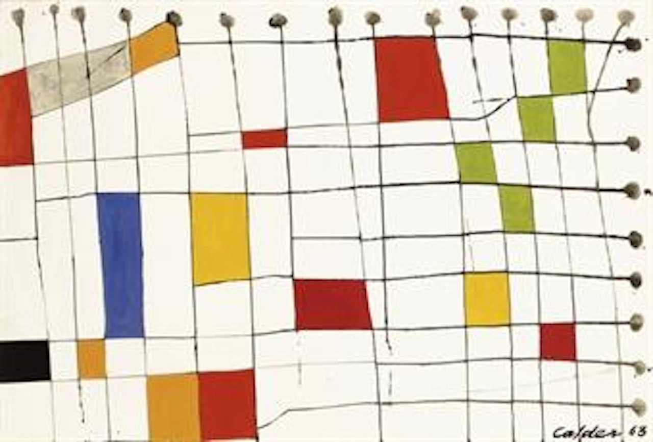 Multicolored Rectangles by Alexander Calder