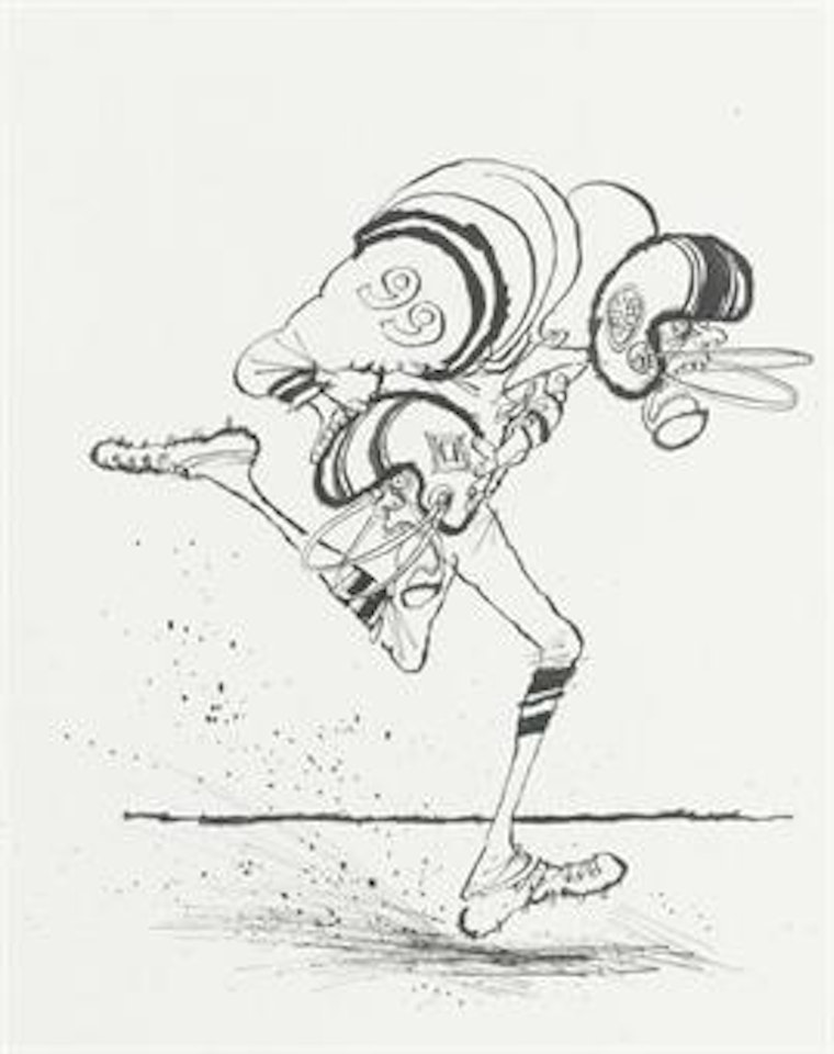 Pass interference by Ronald Searle