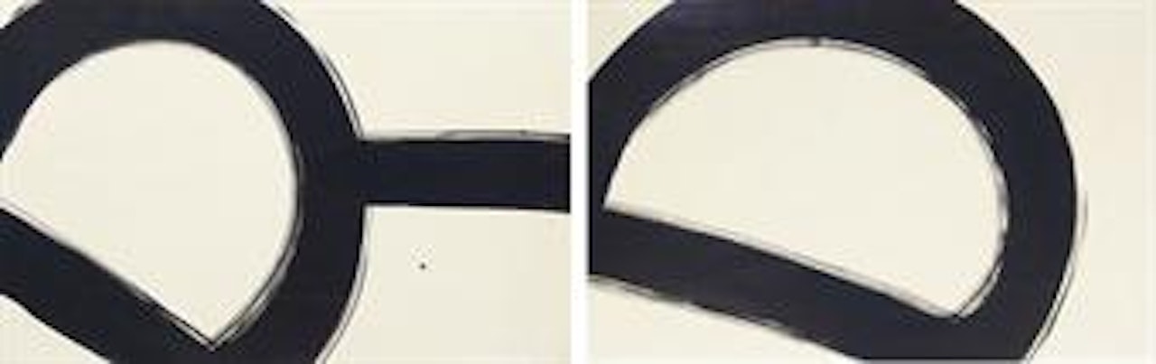 B Series #14. B Series #15 by Al Held