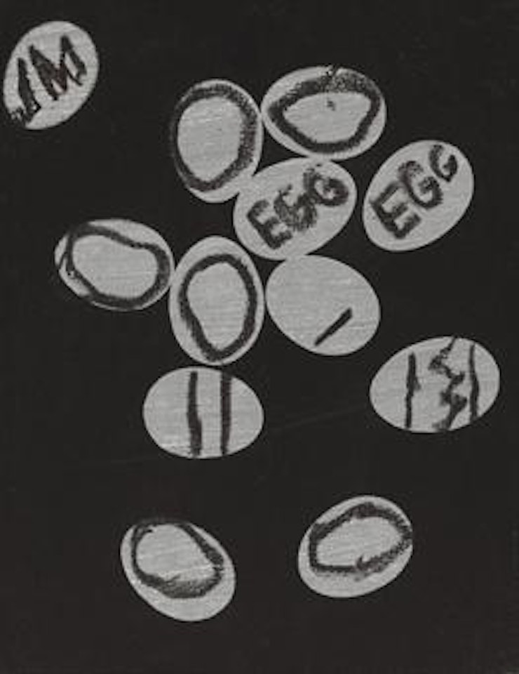 Eggs by Jean-Michel Basquiat by Andy Warhol