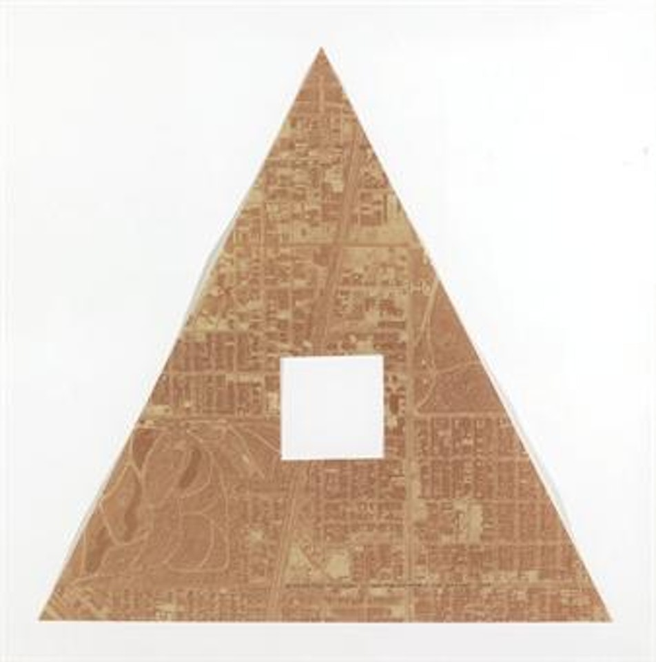 A Triangle of Chicago Without a Square by Sol LeWitt