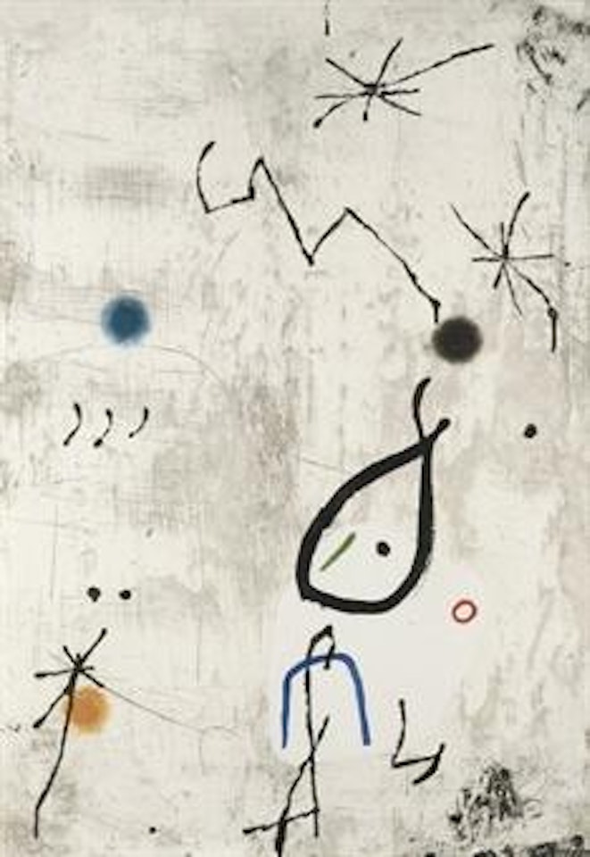 Personatge I Estels VI (D. 1093) by Joan Miró