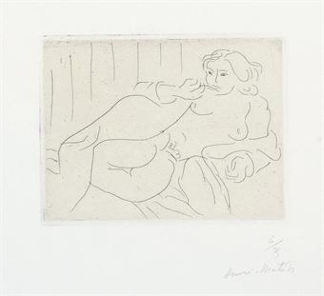 Nu Couché sur le Côté, les jambes repliées (D.-M. 189) by Henri Matisse
