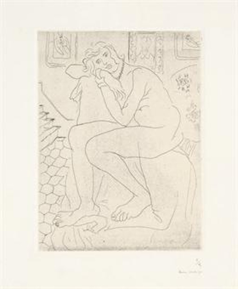 Nu assis et Portrait de Madame Cézanne (D.-M. 133) by Henri Matisse