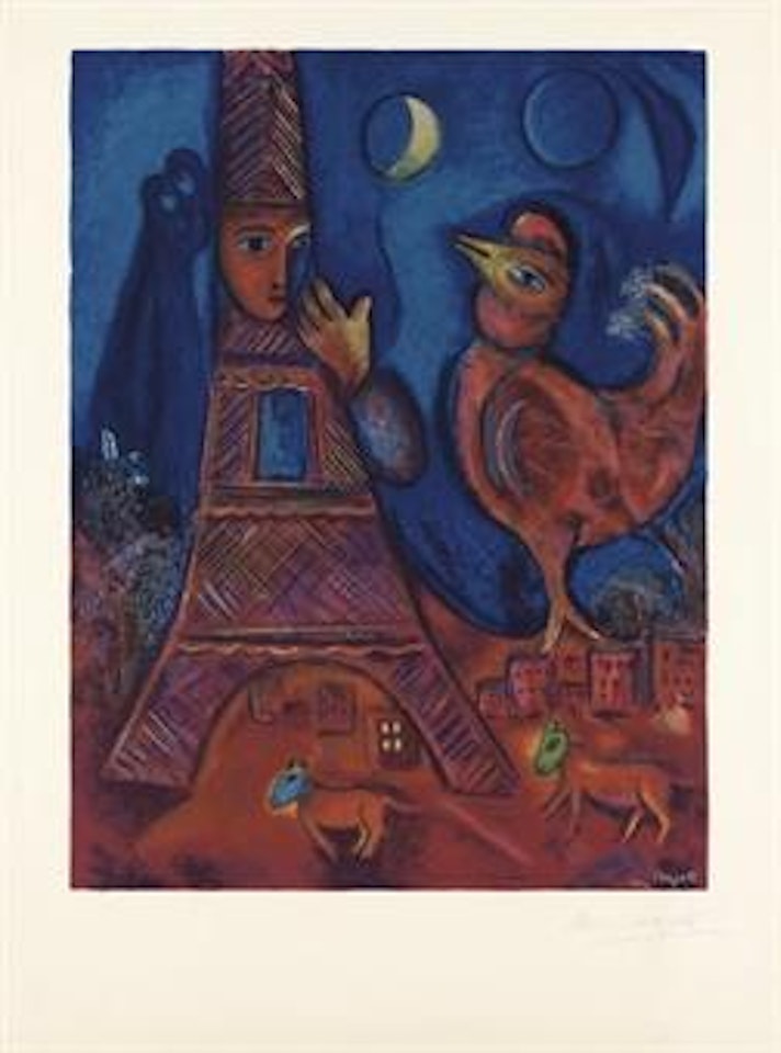 Bonjour Paris (C. S. 43) by Marc Chagall by Charles Sorlier