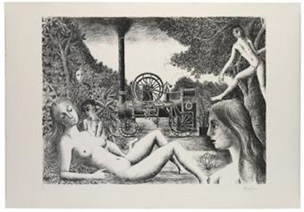 Locomobile (J. 42) by Paul Delvaux