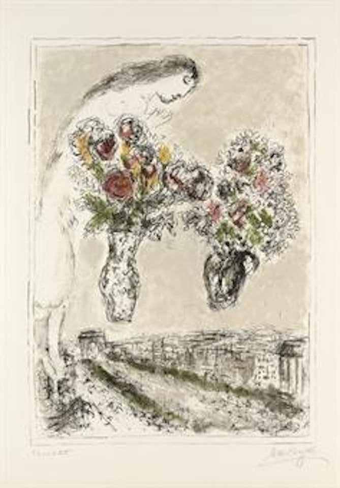 L'Arc de Triomphe (M. 840) by Marc Chagall