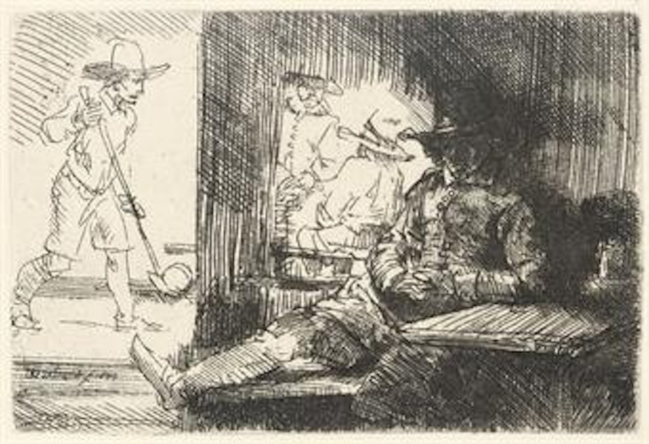 The Golf Player (B., Holl. 125; H. 272) by Attributed to Rembrandt Harmensz van Rijn