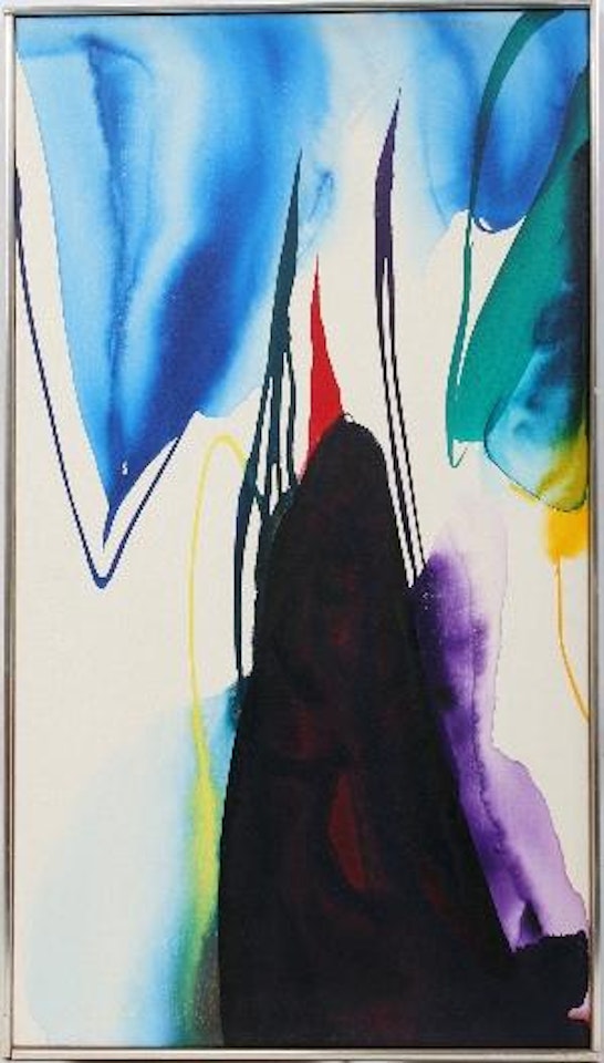 Phenomena Red point by Paul Jenkins