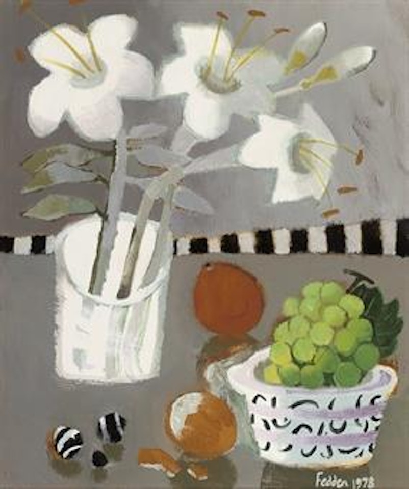 Green grapes by Mary Fedden