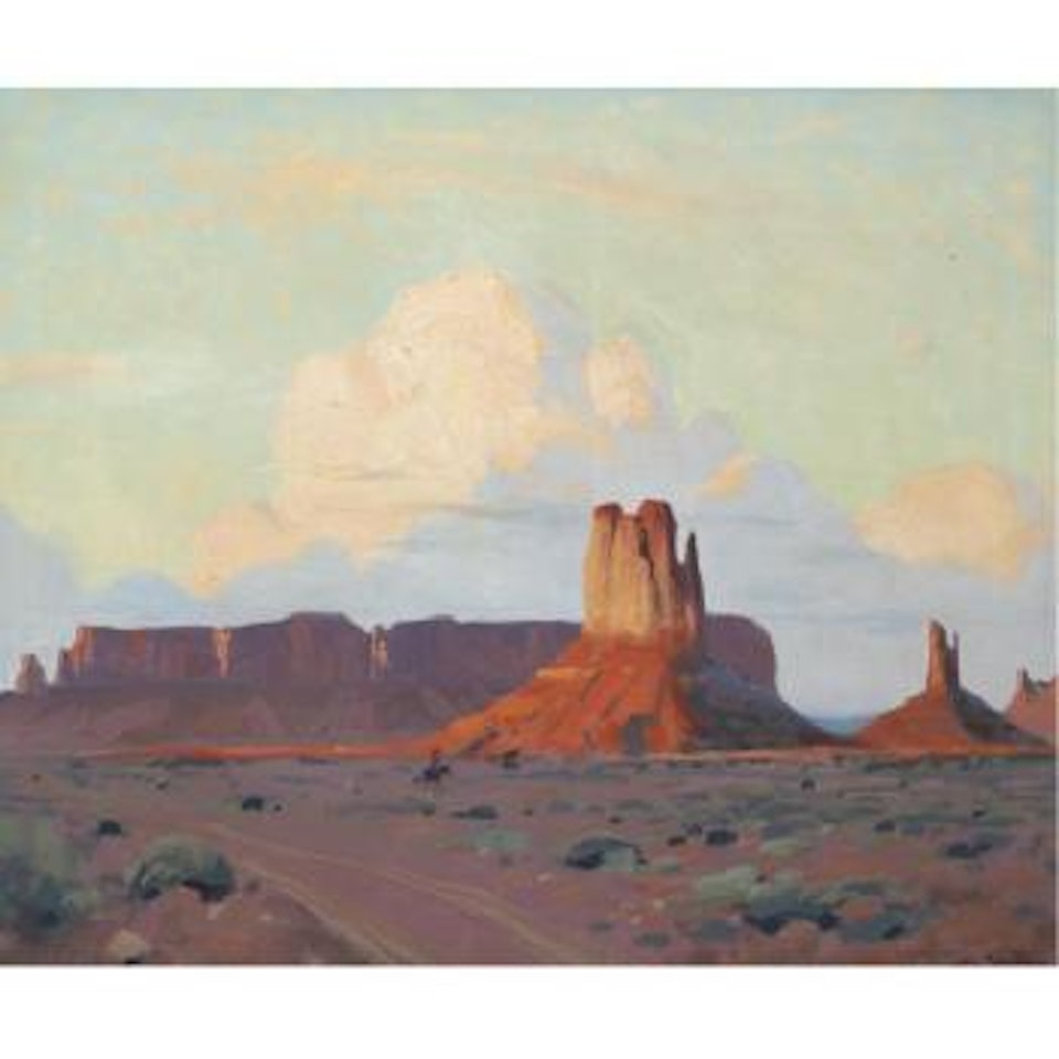 Sundown In Monument Valley, Utah by Gerard Curtis Delano