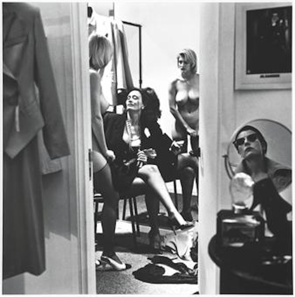Voyeurism in the Dressing Room, Los Angeles by Helmut Newton