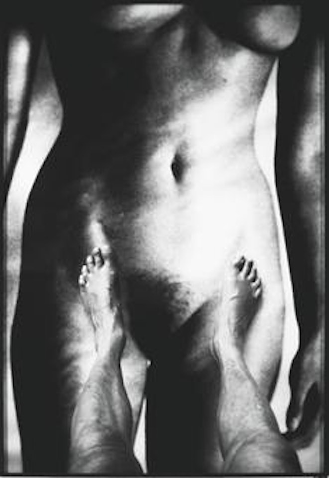 My Feet and Big Nude, Monte Carlo by Helmut Newton