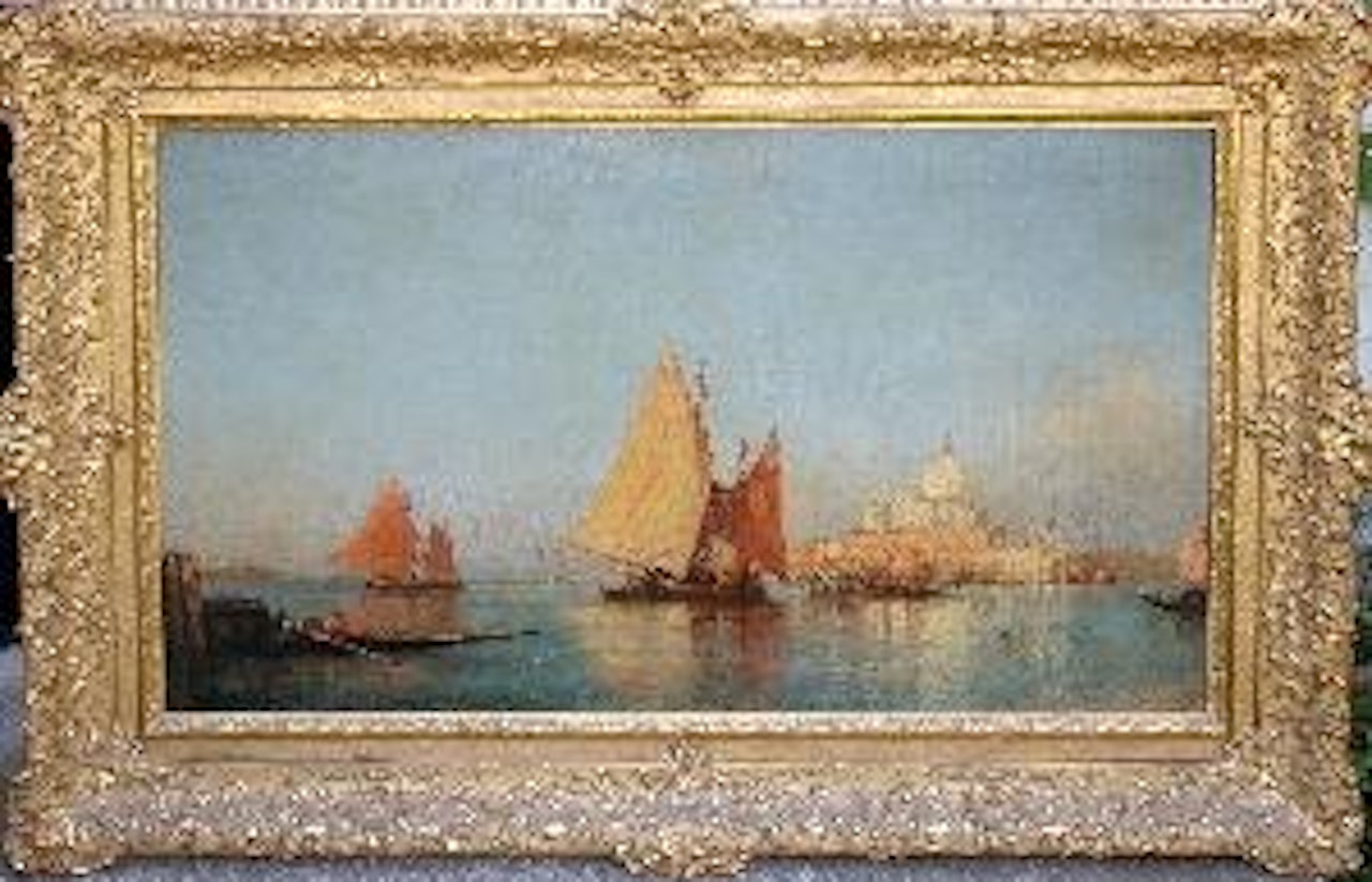 Venetian scene by Félix Ziem