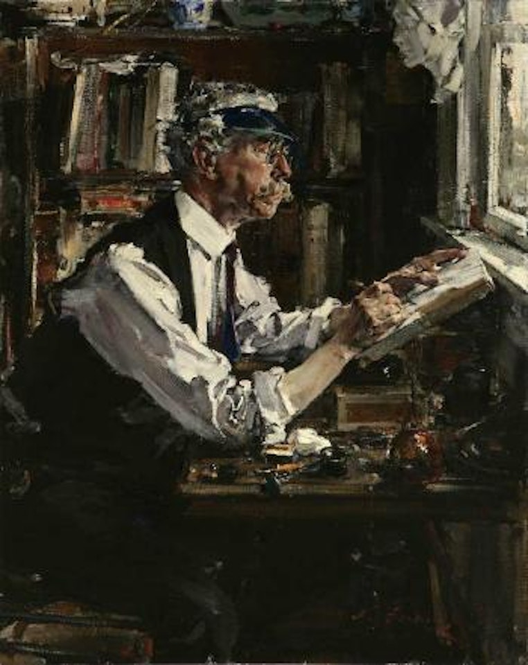 The wood engraver, W.G. Watt, A.N.A. by Nicolai Fechin