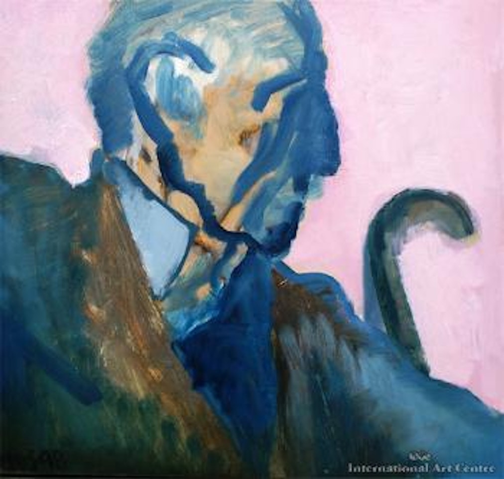 Portrait of E H McCormick by Michael Smither