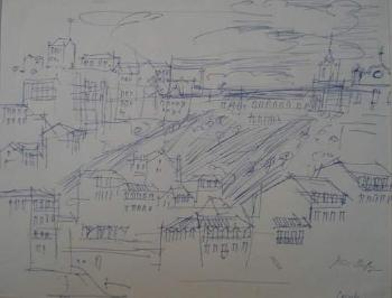 Une ville by Jean Dufy