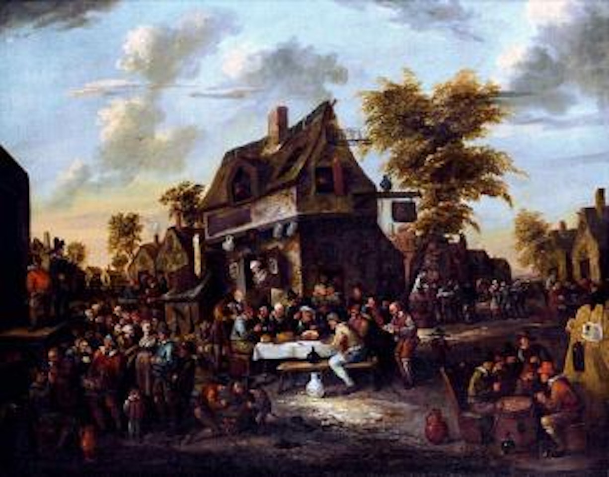 Fête villageoise by Egbert van Heemskerk III